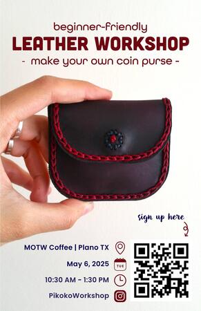 Leather Workshop - Make Your Own Coin Purse (Dallas)